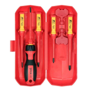 Набор отверток изолированных  диэлектрический YATO YT-28294, до 1000 V, 4 шт. в футляре