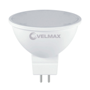 Лампа LED VELMAX V-MR16 EMC, 6W, 4100K, GU5,3, 12V, 540Lm