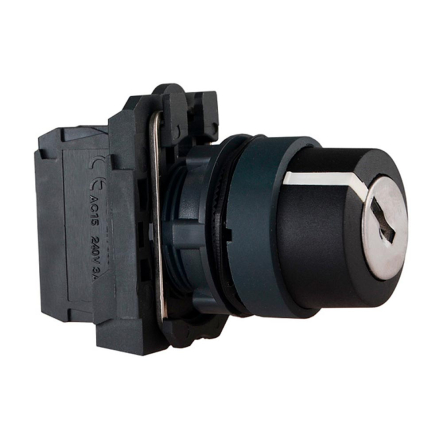 Кнопка TB5-AG41 поворотная с ключом 2-х позиционная, ACKO-УКРЕМ, A0140010154