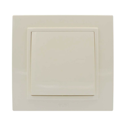 Выключатель EL-BI ZENA, 1 кл., крем, 500-010300-200 - 1