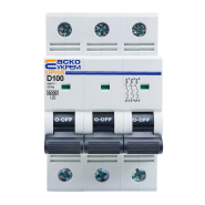 Автоматичний вимикач АСКО-УКРЕМ ВА UProfi 3р, 100А D, 6kА, A0010210128