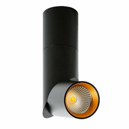 Спот Zuma line Santos 12W Led, 3000K, 5х21 см, черный/золото, LM-9013 - 1