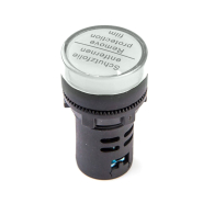 Светодиодный индикатор TAKEL AD22-22DS 36V АC/DC, белый, 505007б