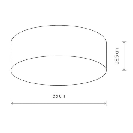 Светильник потолочный Nowodvorski 9682, CAMERON GRAY IV PLE27 4x25W, ⌀65