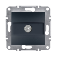 Розетка TV концевая Schneider Electric ASFORA, антрацит, EPH3200171
