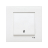 Кнопка дзвінка VIKO KARRE, 90960006, білий