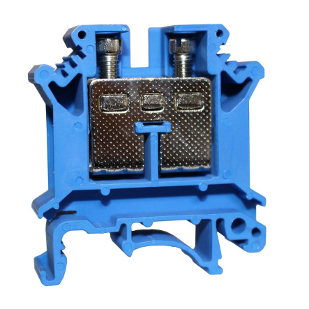 Клеммная TNSY КНГ-UK16 101А, 2,5-16мм2, винтовая, синяя, наборная на DIN-рейку, с маркером, без крышки, 5506253 - 1