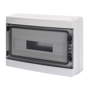 Корпус пластиковий GEWISS 40 CD навісний 18М (410x285x140) прозорі двері, IP65, GW40106