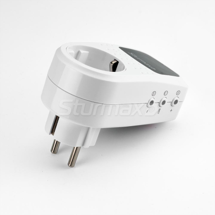 Реле напряжения евророзетка 16А 3520Вт, Sturmax PSM943516