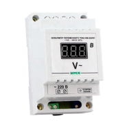 Вольтметр в корпусе для крепления на DIN-рейку (100-400В), Украина