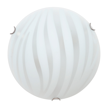 Светильник настенно-потолочный ДеКоРа, Зебра, E27, 1х100W, ⌀250 мм, 48230 - 1