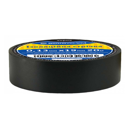 Изолента 0,13мм х 19мм 20м, черная, АСКО-УКРЕМ, A0150020043