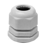 Сальник TechnoSystems PG 21 d13-18мм, IP68, білий, TNSy5500023