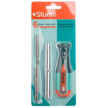 Отвертка перевертыш 4в1 STURM
