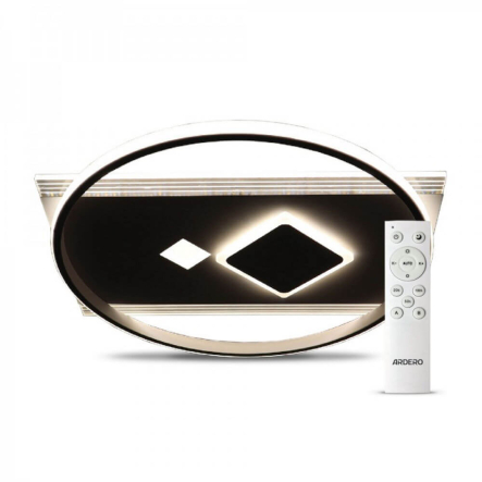 Светодиодный светильник Ardero CALIPSO AL6110ARD, 230 В, 68 Вт, 3000-6500K, 550Lm, ⌀490 мм*60 мм, 2,4G пульт