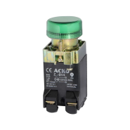 Сигнальная арматура АСКО-УКРЕМ XB2-BV43, зеленая, A0140010018