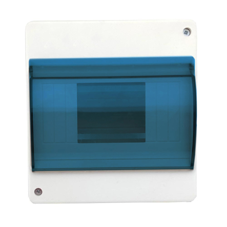 Щит зовнішній КОВА-ЕЛЕКТРО 'Карлик', 4-6 модулів, пластиковий, з кришкою, 56146 - 1