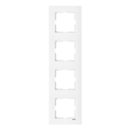 Рамка четверна вертикальна VIKO KARRE, 90960223, білий - 1