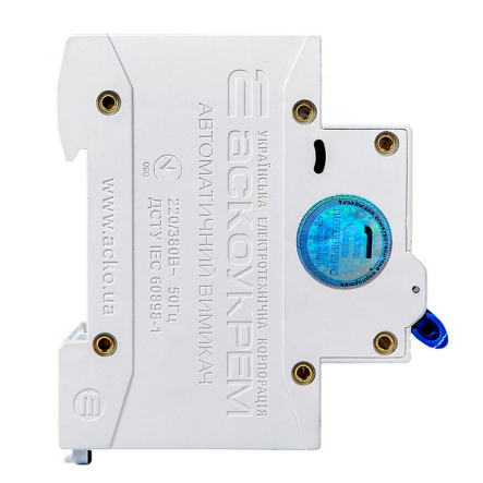 Автоматический выключатель АСКО-УКРЕМ ВА-2017-1/1, 32А, 1р, 6kA, D, A0010170090