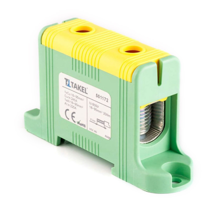 Клемма силовая вводная TAKEL UTB 16-95, желто-зеленый, 501172 - 1