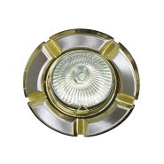 Светильник точечный поворотный Feron 098, R50, Е14, титан/золото