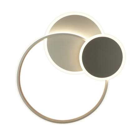 Светильник VIOLUX Smart TRIO, 80W, 3000-6000К, 5600Lm, 550 мм, круг, белый, 220365 - 1