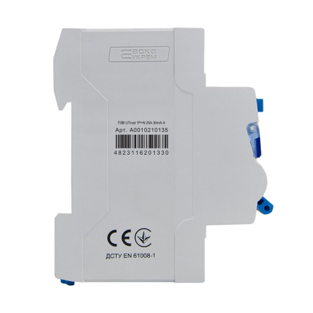 Устройство защитного отключения АСКО-УКРЕМ UTrust 1P+N 25А, 30mА А, A0010210135