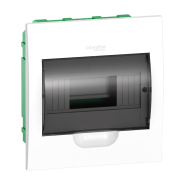 Щит пластиковий Schneider Electric Easy9 EZ9, вбудований, димчасті двері, 1ряд /8м +2КК, EZ9E108S2F