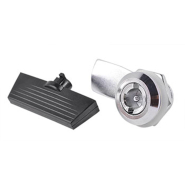 Замок к шкафу e.lock.02 двойная бородка 22-25/50 металлический ключ