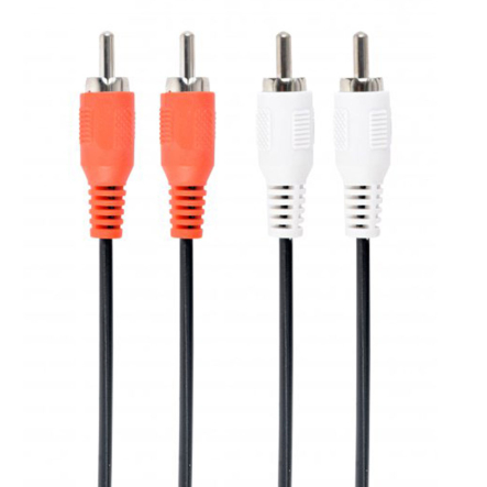 Кабель Cablexpert CCA-2R2R-10M, 2RCA-2RCA 10м - 1