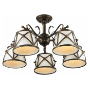 Люстра ALTALUSSE INL-6100C-05 Golden coffee, E14, 5x40W