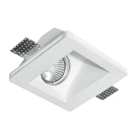 Врізання VIOKEF Ceramic 1xGU10x35W, 12x12 см, білий, 4116100 - 1