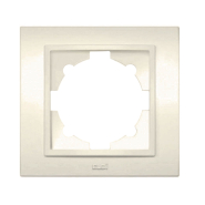 Рамка EL-BI Zena одинарная, крем, 608-010300-271