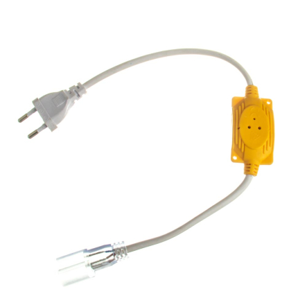 Кабель питания для LED NEON 220V 5мм + коннектор 2pin AVT - 1