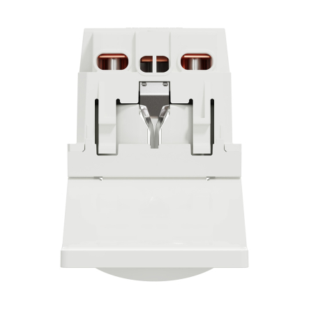 Розетка с заземлением, с крышкой, 16А Schneider Electric UNIСA New, белый, NU303718TA