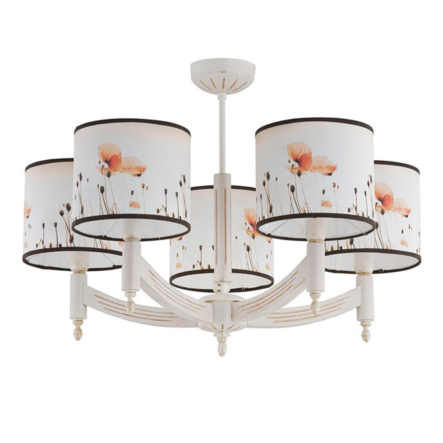 Люстра ALFA 19195 Maczek, 5хЕ14х40Вт, 57х45 см - 1