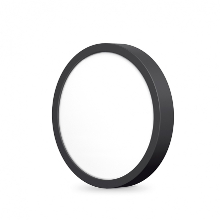 Светильник LED круглый накладной VIDEX, 18W, 5000K, Black, VL-DLRS-185B, 27799