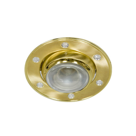 Світильник точковий поворотний Feron AL2014, R50, E14, матове золото/золото - 1