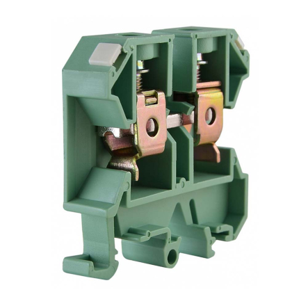 Клеммник винтовой АСКО-УКРЕМ JXB-16х35 зелёный, A0130010018