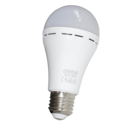 Лампа аккумуляторная (аварийная) NOAS YL95-0711, 7/3 Вт, 630 Лм, 1000 мАч, Е27, LED, 6500 K - 2