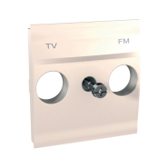 Накладка TV+R бежевая Schneider Electric Uniсa, MGU9.440.25