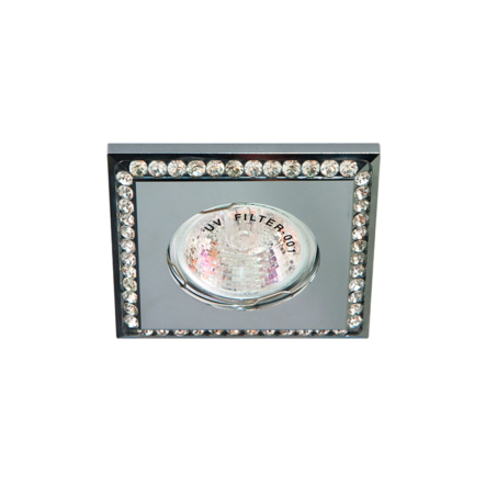 Світильник точковий Feron DL102-C, MR-16, G5.3, 50W, прозорий, хром, 4392 - 1
