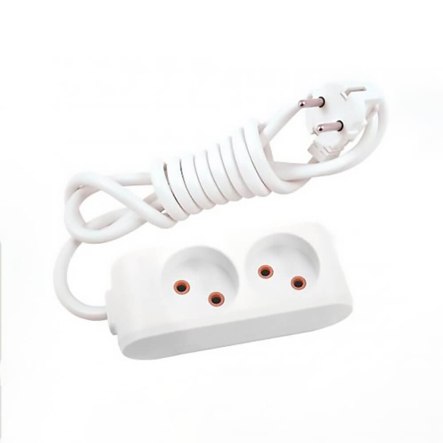 Удлинитель Viko Multi-Let, 10 А, AC 230 В, 3 м., 2P, 2*1.5 кв.мм., без заземления, белый, 90112203 - 1