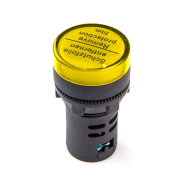 Світлодіодний індикатор TAKEL AD22-22DS, 24 В, AC/DC, жовтий, 505006ж