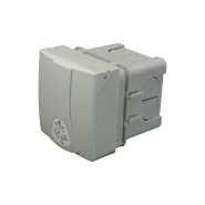 Вбудована розетка SEZ IZV 1653, з вмонтованою коробкою, IP 44