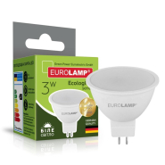 Лампа светодиодная EUROLAMP, 3 Вт, 4000K, GU5.3 220 В, MR16