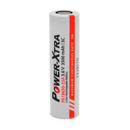 Аккумулятор Power-Xtra 18650 3500mAh 3.6V, White - 1