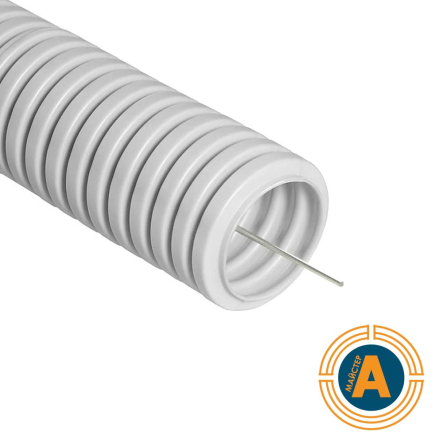 Гофрированная труба ПВХ d25/18,3 с зондом (50м/бух) IEK, CTG20-25-K41-050I - 1