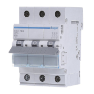 Автоматичний вимикач HAGER MCN363, 3P, 63A, С 6kA, 3M