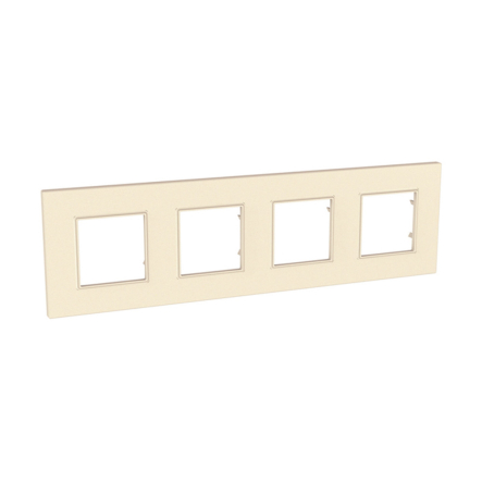 Рамка 4-местная слоновая кость, Schneider Electric Uniсa QUADRO, MGU2.708.25 - 1